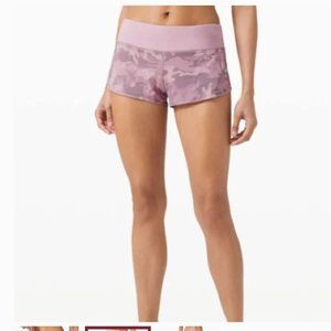 Lululemon speed up lined shorts 4" size 8